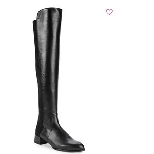 stuart weitzman over knee boots Fifo 7.5 black